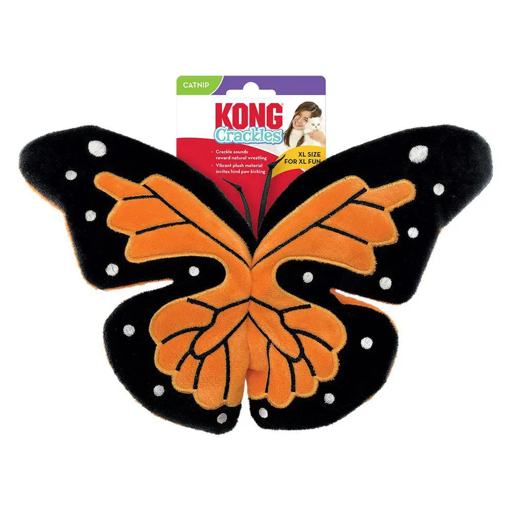 Kong Kattelegetøj Crackles Flutterz 15x34,5x1,5 cm